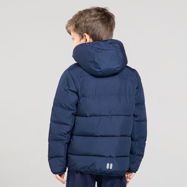 O'Neills Kids' Olympus Hooded Padded Jacket Marine / Silver