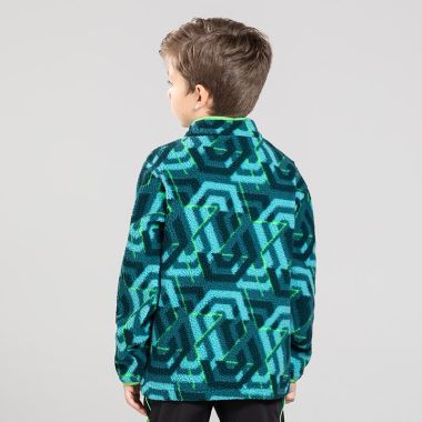 O’Neills Kids' Bowie Snap Button Fleece Green