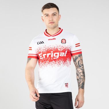 O'Neills Derry GAA Player Fit 2 Stripe Alternative Jersey 2024