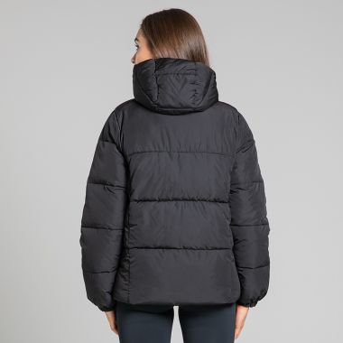 O'Neills Women's Cascade Hooded Padded Jacket Black / Silver