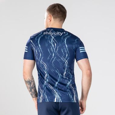 Dublin GAA Player Fit Short Sleeve Training Top Marine