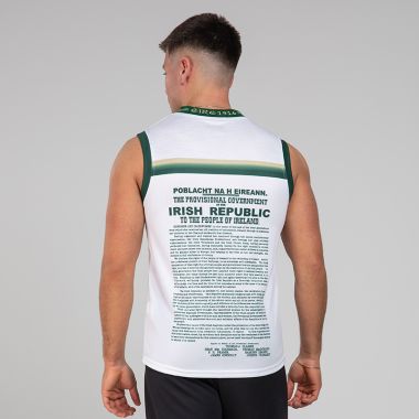 O&#039;Neills Men&#039;s 1916 Commemoration Vest White / Gold / Bottle