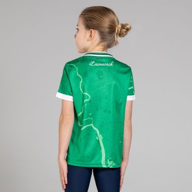 O&#039;Neills Limerick GAA Kids&#039; 2 Stripe Home Jersey 2025