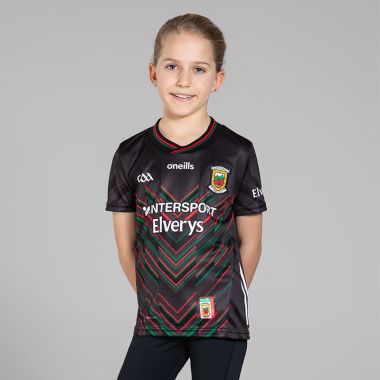 O'Neills Mayo GAA Kids' 2 Stripe Alternative Goalkeeper Jersey 2025