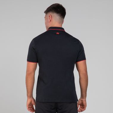 O&#039;Neills Tyrone GAA Men&#039;s Venture Polo Shirt Black / Red