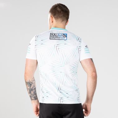 Fermanagh GAA Player Fit Short Sleeve Training Top White / Mint