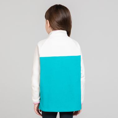 O&#039;Neills Kids&#039; Kayla Snap Fleece Top Teal / White