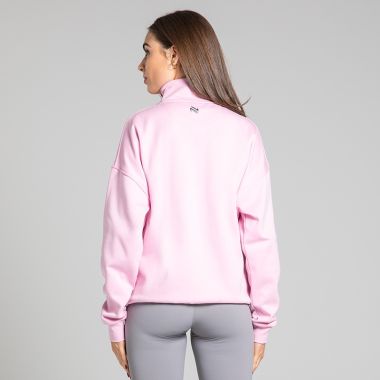 O'Neills Women's Elony Snap Button Fleece Pink