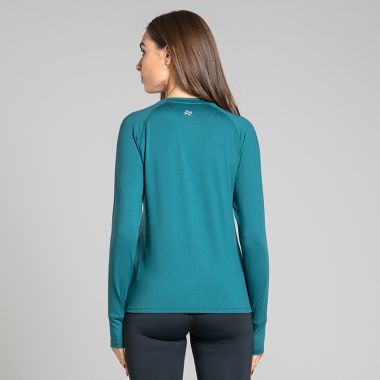 O'Neills Women's Luxe Long Sleeve Top Green