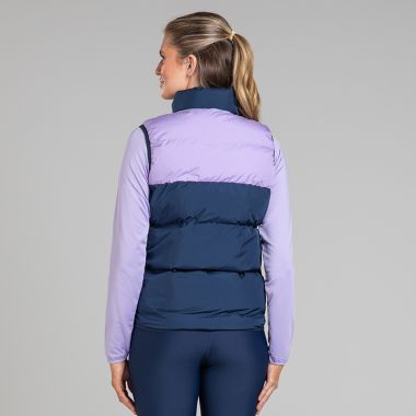 O&#039;Neills Women&#039;s Dynamo Padded Gilet Marine / Purple / Green