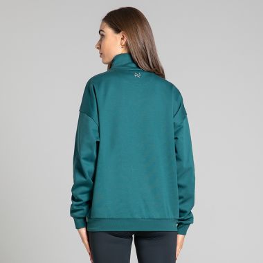O'Neills Women's Elony Snap Button Fleece Green