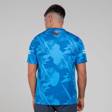 Longford GAA 2 Stripe Short Sleeve Training Top 2024
