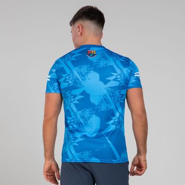 Longford GAA Player Fit 2 Stripe Short Sleeve Training Top 2024