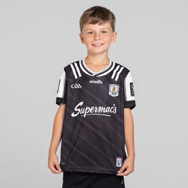O'Neills Galway GAA Kids' 2 Stripe Goalkeeper Jersey 2025