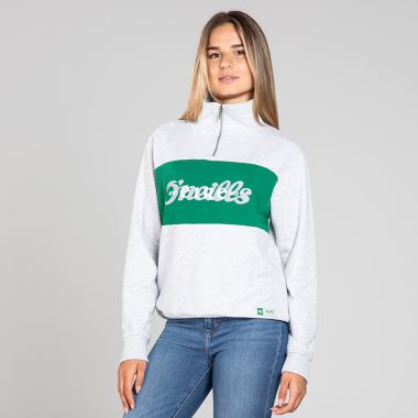 O&#039;Neills A Chara Éire Half Zip Fleece Grey