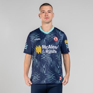 Tyrone GAA Short Sleeve Training Top Marine / Mint