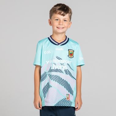 O'Neills Mayo GAA Kids' 2 Stripe Alternative Goalkeeper Jersey 2025
