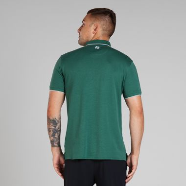 O&#039;Neills Men&#039;s Venture Pima Cotton Polo Shirt Green / Silver