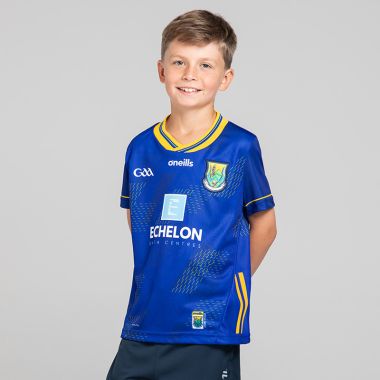 O'Neills Wicklow GAA Kids' 2 Stripe Home Jersey 2025