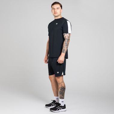 O'Neills Men's Venom T-Shirt & Phantom Short Set Black / White