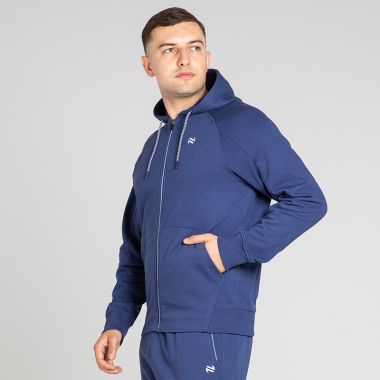 O&#039;Neills Men&#039;s Momentum Fleece Full Zip Hoodie Blue