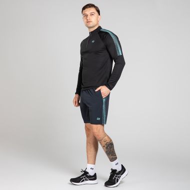 O’Neills Men’s Ignite Half Zip Midlayer Top Black / Blue