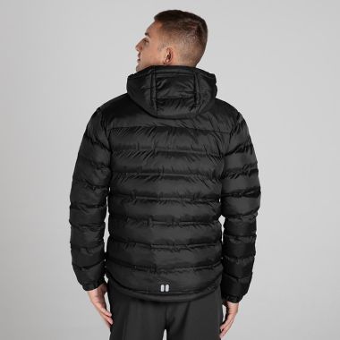 O&#039;Neills Men&#039;s Eclipse Hooded Padded Jacket Black
