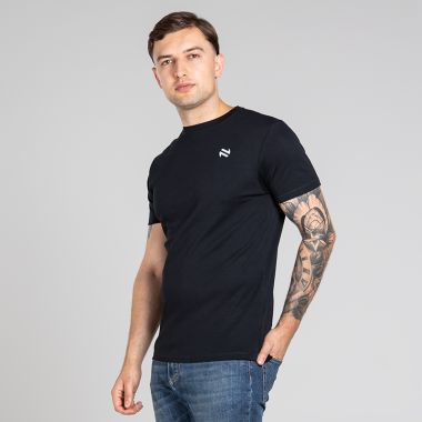 O&#039;Neills Men&#039;s Venture Pima Cotton T-Shirt Black / Silver