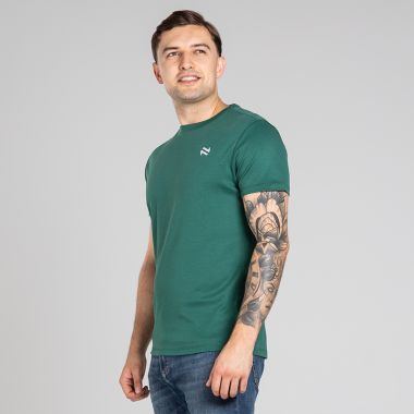 O&#039;Neills Men&#039;s Venture Pima Cotton T-Shirt Green / Silver