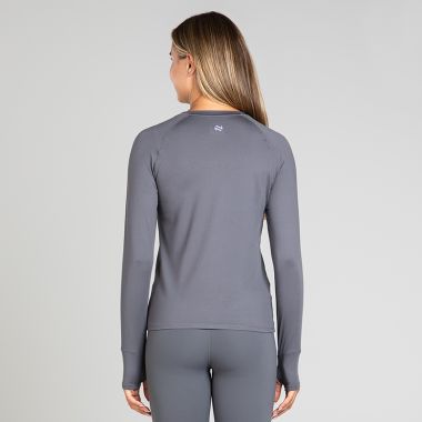 O&#039;Neills Women&#039;s Luxe Long Sleeve Top Dark Grey