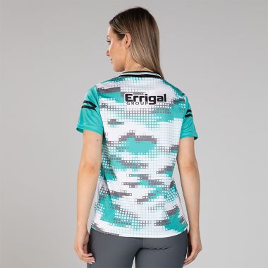 O&#039;Neills Derry GAA Women&#039;s Fit 2 Stripe Alternative Goalkeeper Jersey 2024