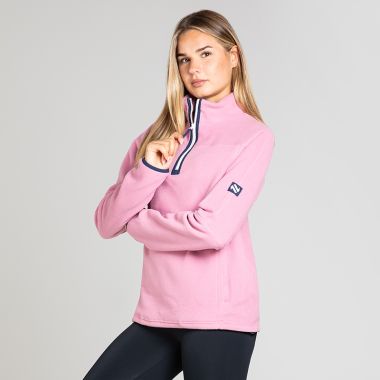 O&#039;Neills Paradox Fleece Half Zip Top Pink / Marine / White