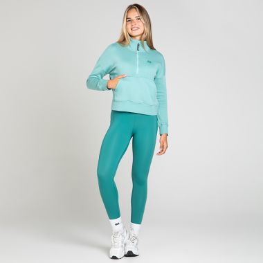 O'Neills Women's Sienna Half Zip Fleece Green