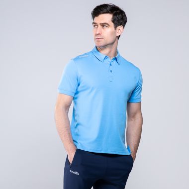 Men&#039;s Pima Cotton Polo Shirt Sky
