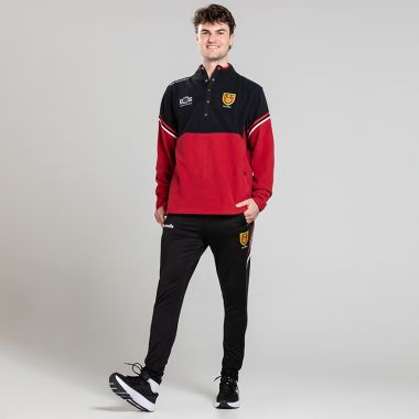 O'Neills Down GAA Men's Sedona Snap Button Fleece Red / Black / Red