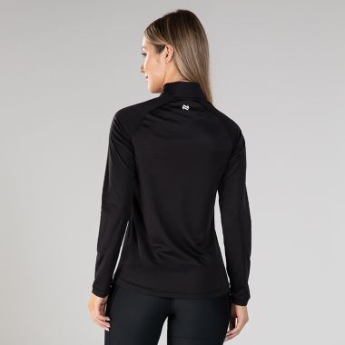 O&#039;Neills Women&#039;s Skylar Half Zip Midlayer Top Black / Purple / White