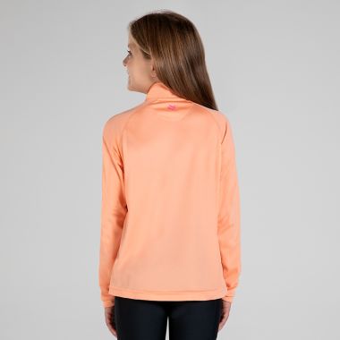 O&#039;Neills Kids&#039; Skylar Half Zip Midlayer Top Orange / Pink