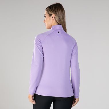 O&#039;Neills Women&#039;s Skylar Brushed Half Zip Top Purple / Black