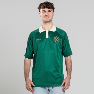 O'Neills Men's Éireann Short Sleeve Retro Jersey Gift Box Bottle / Gold / White