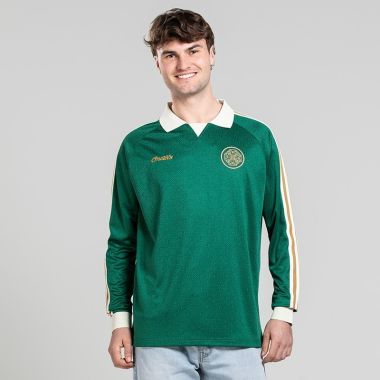 O'Neills Men's Éireann Long Sleeve Retro Jersey Gift Box Bottle / White / Gold
