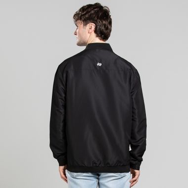 O'Neills Men's Rise Bomber Jacket Black / White