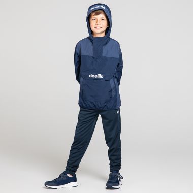 O&#039;Neills Kids&#039; Drifter Half Zip Hooded Windbreaker Marine