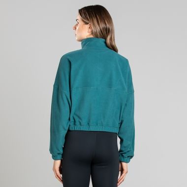 O'Neills Women's Mantra Half Zip Fleece Green