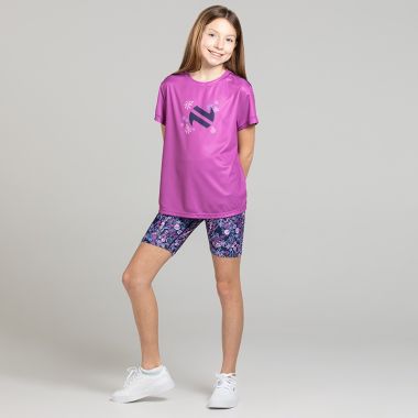 O'Neills Kids' Rhea Cycling Shorts Marine / Purple / Purple