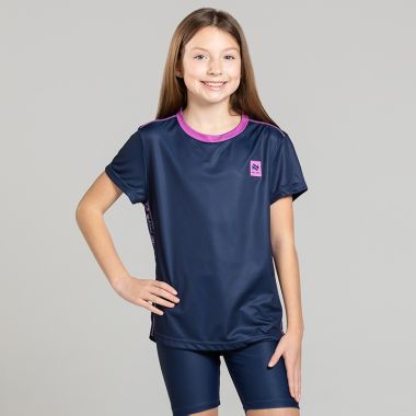 O'Neills Kids' Rhea T-Shirt Marine / Purple / Multi