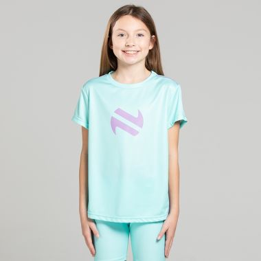 O'Neills Kids' Rhea T-Shirt Green / Purple / Multi