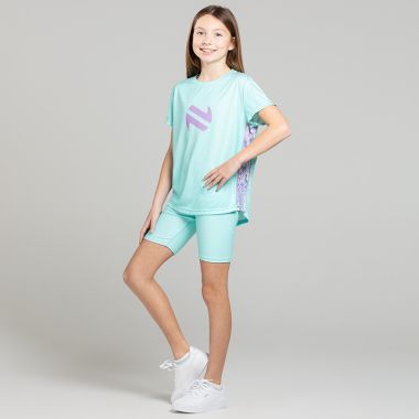 O'Neills Kids' Rhea Cycling Shorts Green / Purple