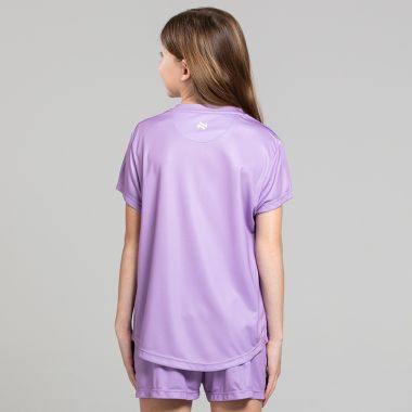 O'Neills Kids' Rhea T-Shirt Purple / Green / Sky / Yellow