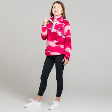 O'Neills Kids' Stella Snap Fleece Top Red / Pink / Blue