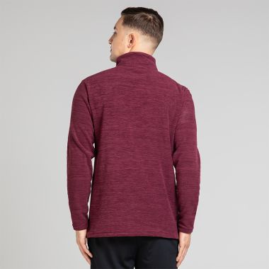 O&#039;Neills Men&#039;s Kinsale Half Zip Fleece Top Maroon / Beige